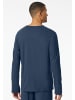 Schiesser Langarmshirt V-Ausschnitt in Royal