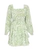 Swirly Women Dress in Green