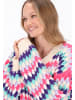myMo Sweater in turquoise multicolor