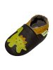 Sayoyo Baby Krabbelschuhe aus Leder, weiche Lauflernschuhe mit rutschfester Sohle 