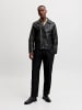 Jack & Jones Lederjacke in Black
