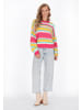 IZIA Women Sweater in pink multicolor