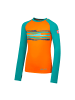 Trollkids Badeshirt langarm Haukland in bright orange