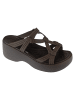 Crocs Crocs Brooklyn Knot Sky Sandal W in Braun