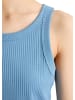 Marc O'Polo DENIM Ripp-Top slim cropped in Azure Sky