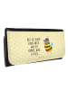 Mr. & Mrs. Panda Wallet Hummel flauschig mit Spruch in Gelb Pastell
