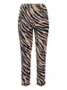 KAFFE curve Hose KCmarca Regular fit in Midnight/Amphora Animal Print