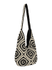 gaya Women Shopper Bag in White Black
