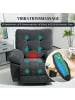 HOMCOM Massagesessel in Dunkelgrau 102L x 100B x 107H cm
