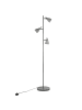 Beliani Stehleuchten MISTAGO in Grau - (W) 28 x (H) 163 x (L) 28 cm