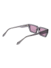 Replay Unisex Sonnenbrille Rechtwinklig Grau