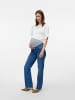 Vero Moda Umstandsjeans mit Straight Fit in Medium Blue Denim