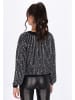 myMo ROCKS Cardigan in black multicolor