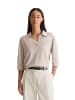 Marc O'Polo Strick-Poloshirt loose in Natural