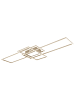 Globo lighting Deckenleuchte "SAUNDERS" in beige