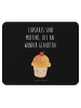 Mr. & Mrs. Panda Mouse Pad Cupcake mit Spruch in Schwarz