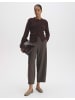 someday. Tulinda Strickcardigan aus Effektgarn Slim Fit in Mahagoni