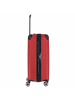 travelite City - 4-Rollen-Trolley erw. M 68 cm (rot) in rot