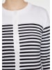 DreiMaster Women Sweater in Schwarz Weiss