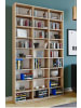 VCM  Holz CD DVD Standregal Bücherregal Regal Megosa XL in Sonoma-Eiche (Sägerau)
