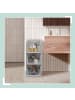relaxdays 3 x Schrank Organizer in Grau - (B)33,5 x (H)24,5 x (T)43,5 cm