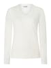 More & More schmales Basic Longsleeve in offwhite