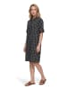 Betty Barclay Hemdblusenkleid mit Aufdruck in Dark Blue/Brown