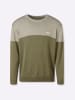 WITT WEIDEN Pullover in khaki-meliert