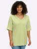 sheego Shirt in pistazie