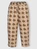 WITT WEIDEN Capri-Hose in camel-schoko-bedruckt