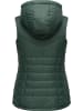 ragwear Steppweste Lucinda Vest in Dark Green