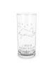 Mr. & Mrs. Panda Tumbler Einhorn Sternenhimmel mit Spruch in Transparent