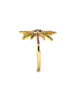 Luxenter Ring Daob mit 18 Karat  verstellbar Gelbgold-Daob multicolored