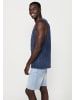 KOROSHI Tank Top Shirt in blau