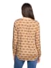 CARTOON Casual-Bluse mit Knöpfen in Brown/Rosé