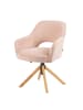 DUBI Möbel 2er-Set: Bürostuhl Mika-Amia in Rosa - (B)60 x (H)88 x  (T)65 cm