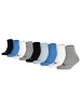 Puma Socken 9er Pack in Weiß/Grau/Schwarz/Blau