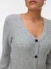 Vero Moda Strickkleid in Light Grey Melange