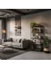 relaxdays Schwerlastregal in Schwarz/Braun - (B)75 x (H)180 x (T)30 cm