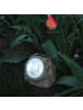 STAR Trading Solar-Stein ,Rocky', Steinleuchte mit LED Spot, Dämmerungssensor, Kuns