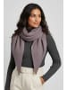 Faera Weicher Strickschal mit dezenter Struktur in Lila