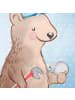 Mr. & Mrs. Panda Waschbecken Abfluss Otter Stein ohne Spruch in Grau Pastell