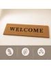 relaxdays Fußmatte Welcome in Natur - (B)75 x (T)25 cm