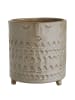Butlers Blumentopf ETHNO 2er-Set in Braun