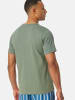 Schiesser Pyjamaoberteil T-Shirt - Mix + Relax in khaki
