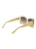 Guess Frauen Sonnenbrille Quadratisch Gelb