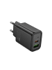 HOCO Ladegerät N63 30W USB-C/A PD QC3.0 Schnellladung