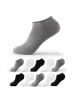 Occulto 10er Pack Sneakersocken Alexa BlkGryWht 39-42