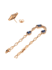 faina Women Jewelry Set in rose gold navy