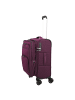 travelite Cubis 4 Rollen Kabinentrolley S 55 cm mit Dehnfalte berry